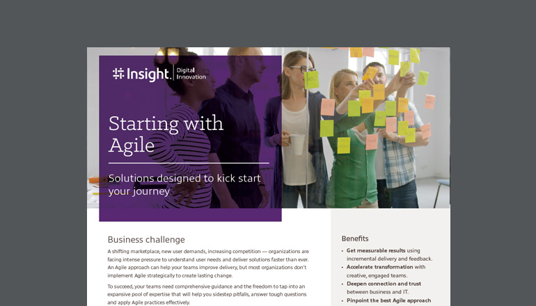 Article Starting with Agile | Digital Innovation Image