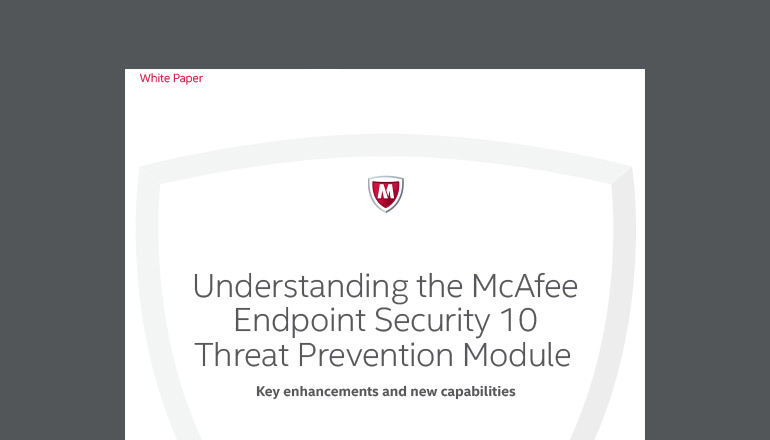 Article Understanding McAfee Endpoint Security 10 Image