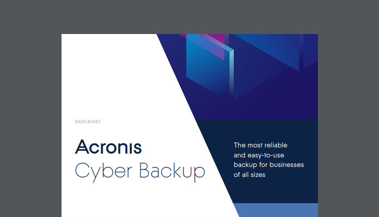 Article Acronis Cyber Backup  Image