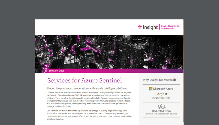 Article Azure Sentinel Services  Image