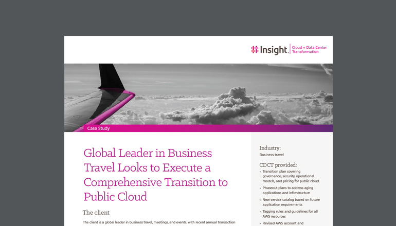 Article Business Travel Firm Executes Successful Cloud Adoption | Case Study Image