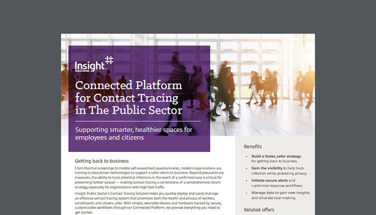 Article Connected Platform for Contact Tracing in The Public Sector Image