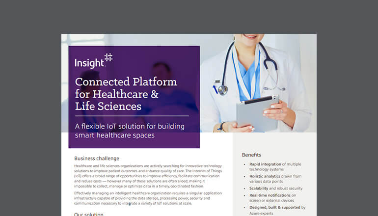 Article Connected Platform for Healthcare and Life Sciences Image