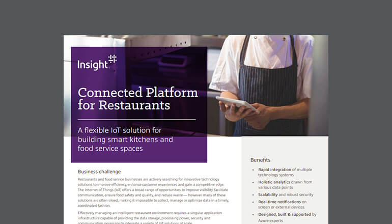 Article Connected Platform for Restaurants Datasheet Image