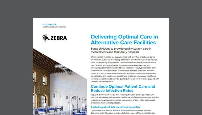 Article Delivering Optimal Care in Alternative Care Facilities Image