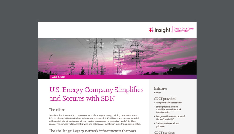 Article Energy Company Simplifies Network and Secures Data Image