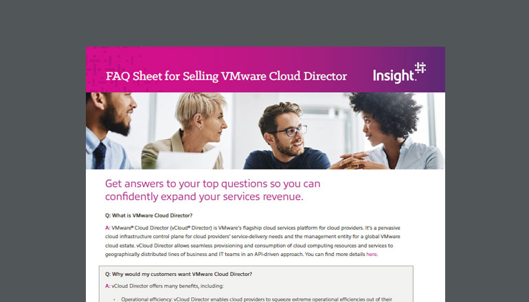 Article FAQ Sheet for Selling VMware vCloud Director Image