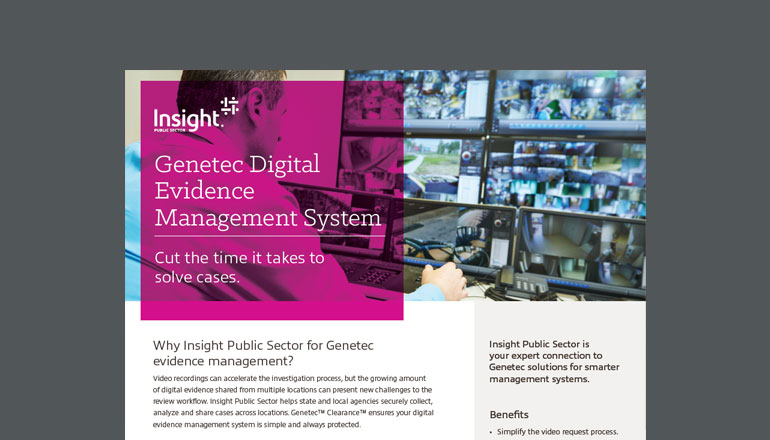 Article Genetec Digital Evidence Management Systems  Image