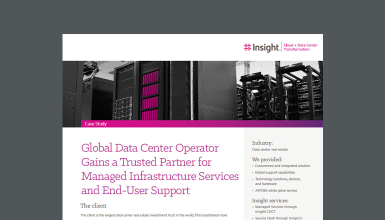 Global Data Center Operator Streamlines Environment With Managed Infrastructure Services