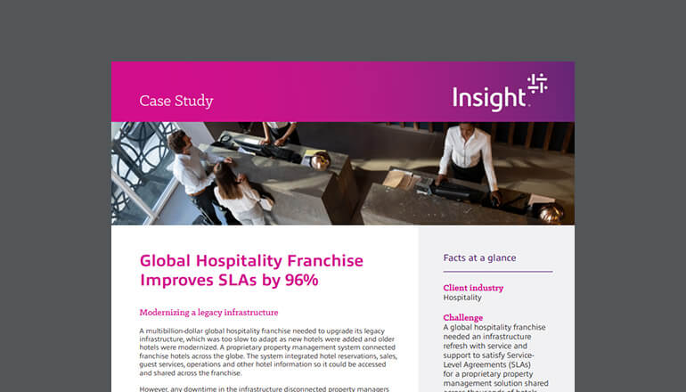 Article Hospitality Franchise Improves SLAs by 96% Image