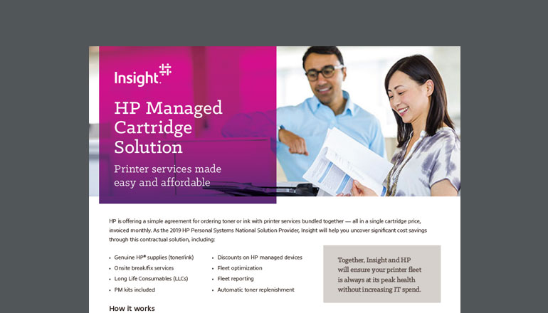 Article HP Managed Cartridge Solution Image