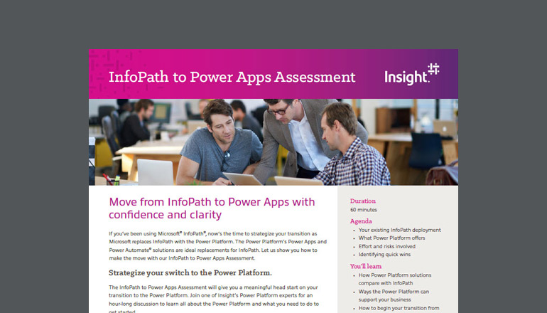 Article InfoPath to Power Apps Assessment  Image
