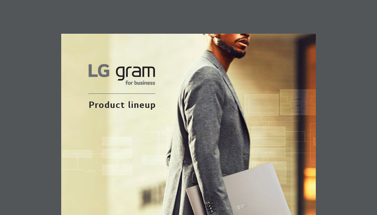 Article LG Gram for Business Product Lineup  Image