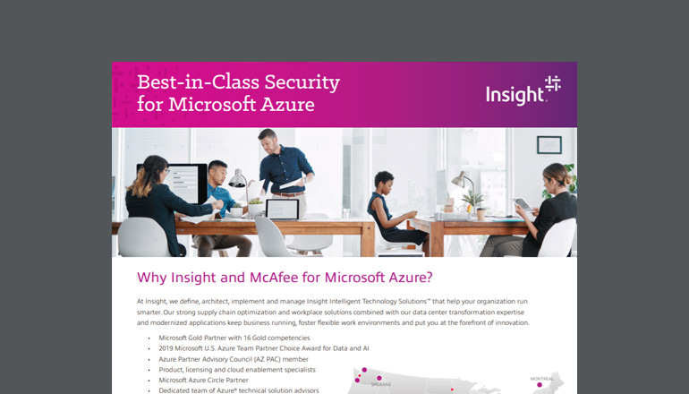Article Best-in-Class Security for Microsoft Azure Image