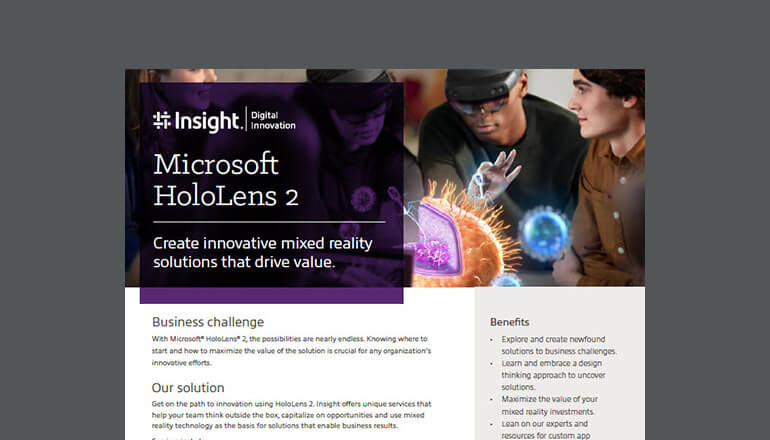 Article Microsoft HoloLens 2: Create Mixed Reality Solutions  Image