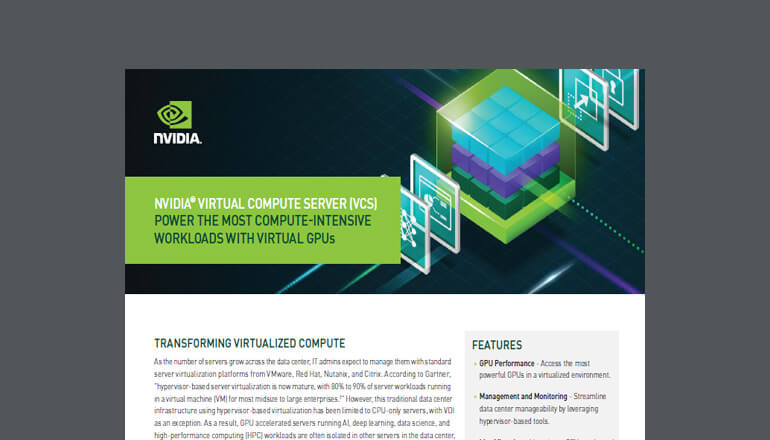 Article NVIDIA Virtual Compute Server (vCS)  Image