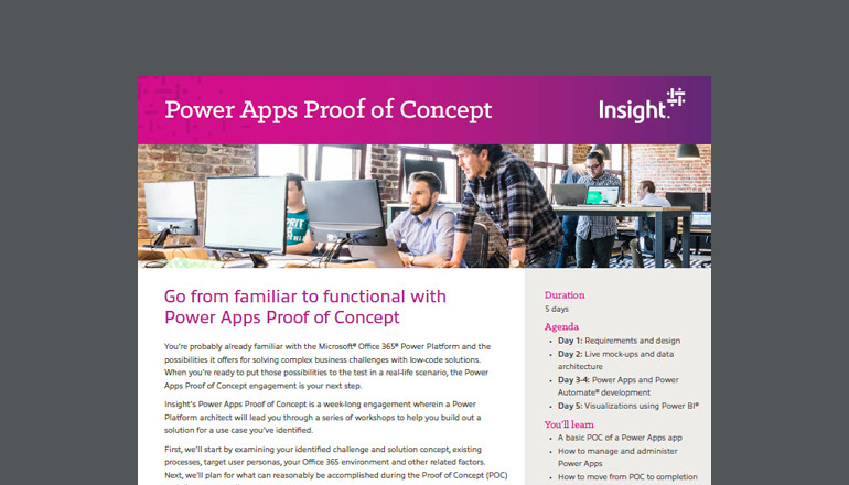 Article Power Apps Proof of Concept  Image