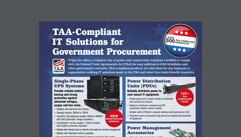 Article TAA-Compliant IT Solutions for Government Procurement Image