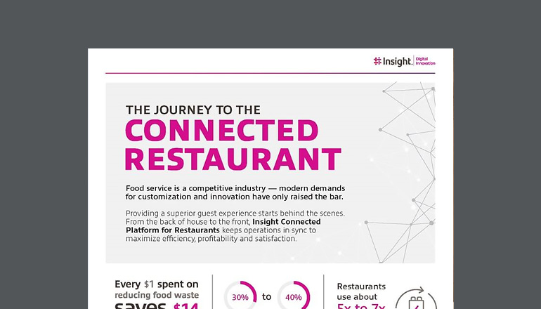 Article Journey to the Connected Restaurant  Image