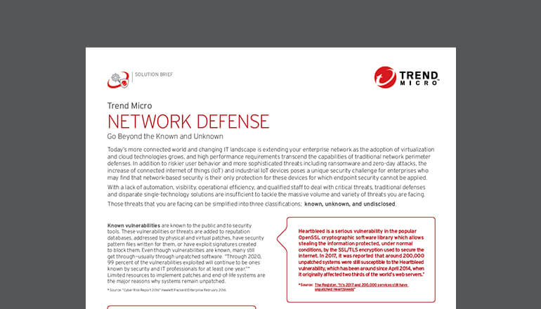 Article Trend Micro Network Defense Image