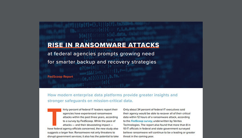Article FedScoop Report: Rise in Ransomware Attacks Image