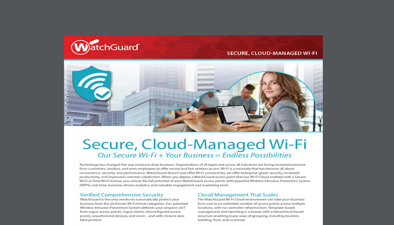 Article Secure, Cloud-Managed Wi-Fi  Image
