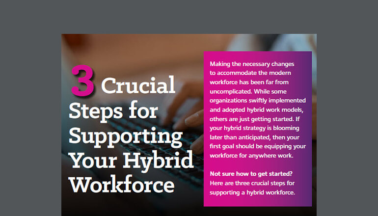 Article Three Crucial Steps for Supporting Your Hybrid Workforce Image