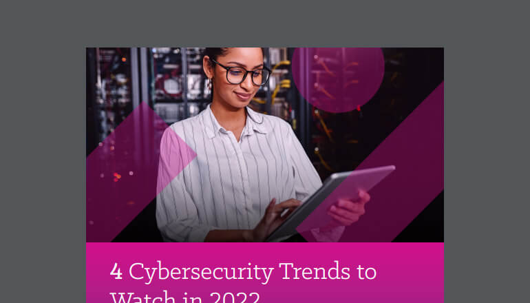 文章 4 Cybersecurity Trends to Watch in 2022 图像