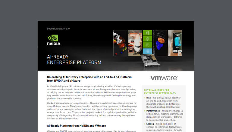 Article NVIDIA | AI-Ready Enterprise Platform Image