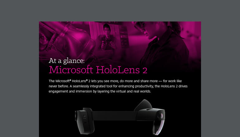 Article A World of New Possibilities With the Microsoft HoloLens 2 Image