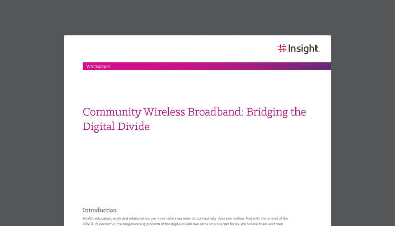 Article Community Wireless Broadband: Bridging the Digital Divide Image