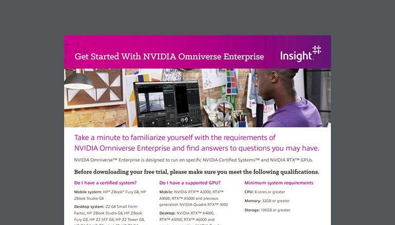 Article Get Started With NVIDIA Omniverse Enterprise Image