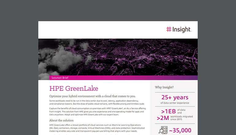 Article HPE GreenLake Image