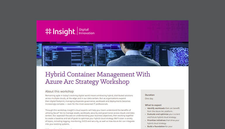 Article Hybrid Container Management With Azure Arc Strategy Workshop Image