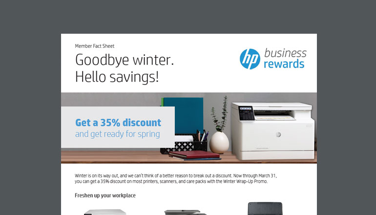 Article Insight and HP Winter Wrap-Up Promo Datasheet  Image