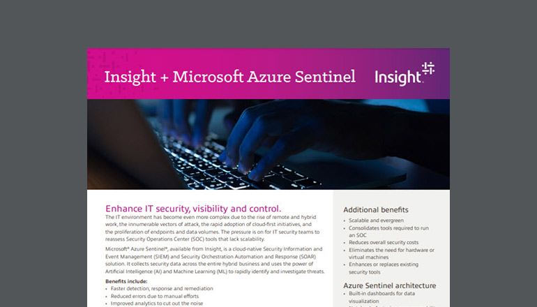 Article Insight + Microsoft Azure Sentinel  Image