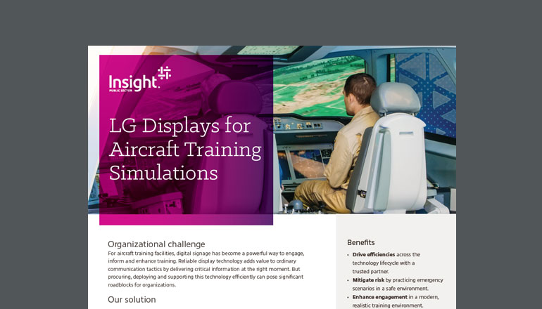 Article LG Displays for Aircraft Training Simulations  Image