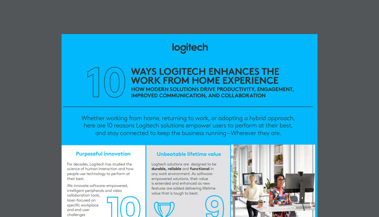 Article 10 Ways Logitech Enhances the Work From Home Experience Image