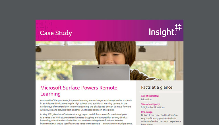Article Microsoft Surface Powers Remote Learning Image