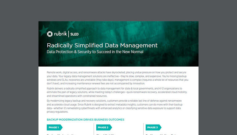 Article Radically Simplified Data Management Image