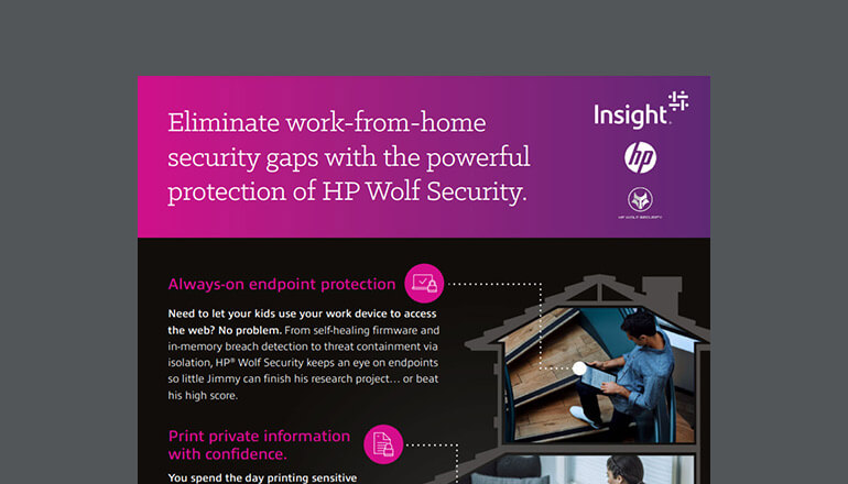 Article Secure Your Entire Work-From-Home Environment with HP Wolf Security Image