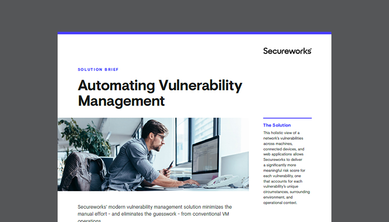 Article Secureworks | Automating Vulnerability Management Image