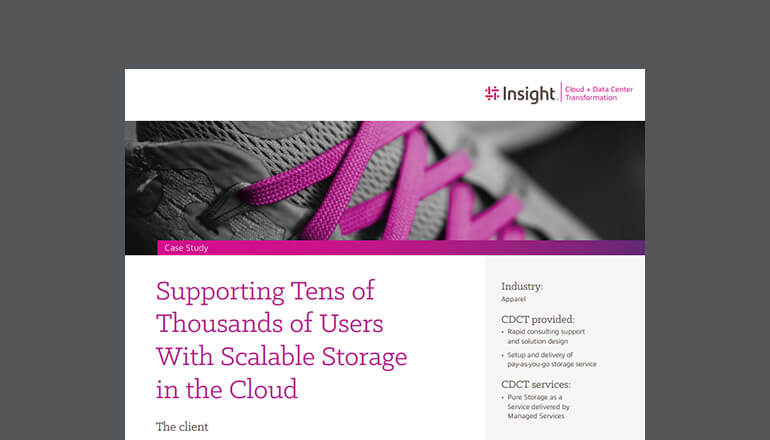 Article Supporting Tens of Thousands of Users With Scalable Storage in the Cloud Image