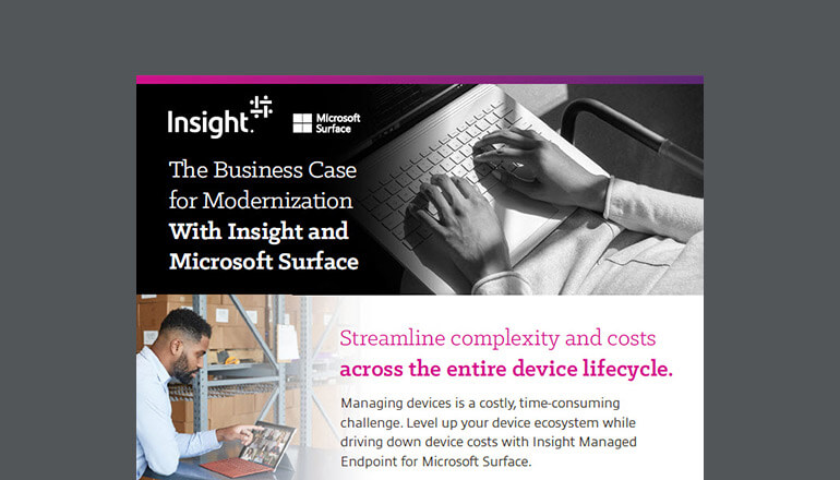 Article The Business Case for Modernization With Insight and Microsoft Surface Image