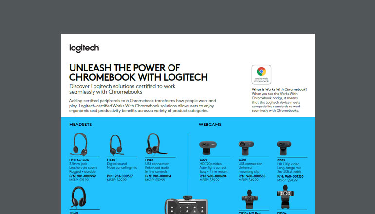 Article Unleash the Power of Chromebook with Logitech Image