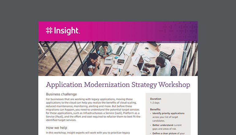 Article Application Modernization Strategy Workshop Image