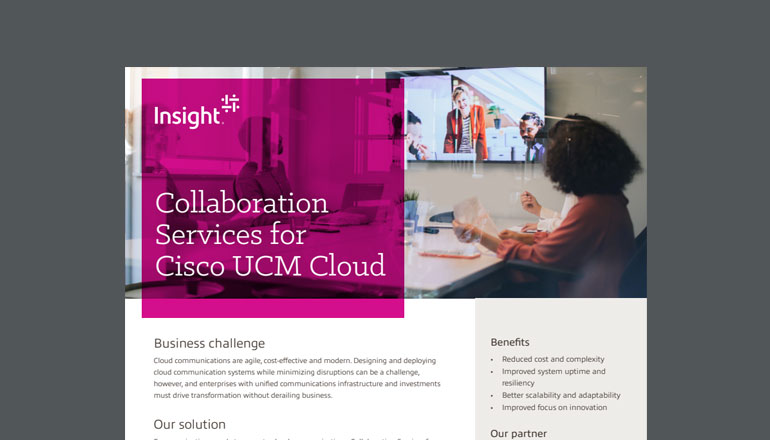 Article Collaboration Services for Cisco UCM Cloud Image