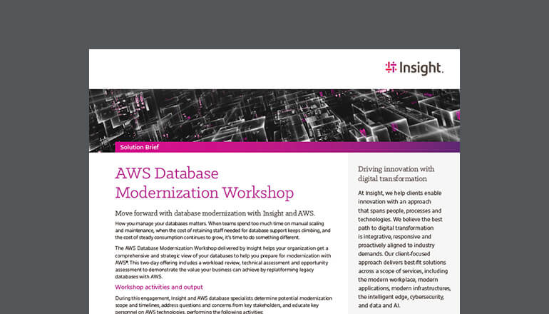 Article Database Modernization Workshop - Modernization with AWS Image