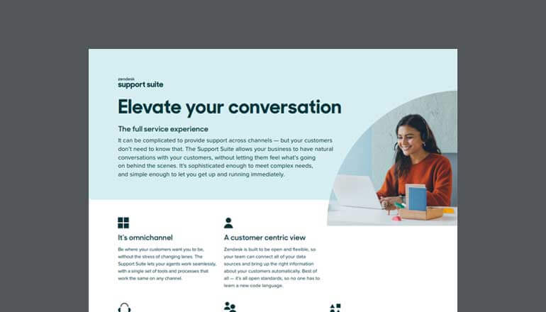 Article Elevate Your Conversation With Zendesk Image
