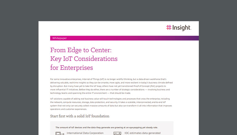 Article From Edge to Center: Key IoT Considerations for Enterprises Image